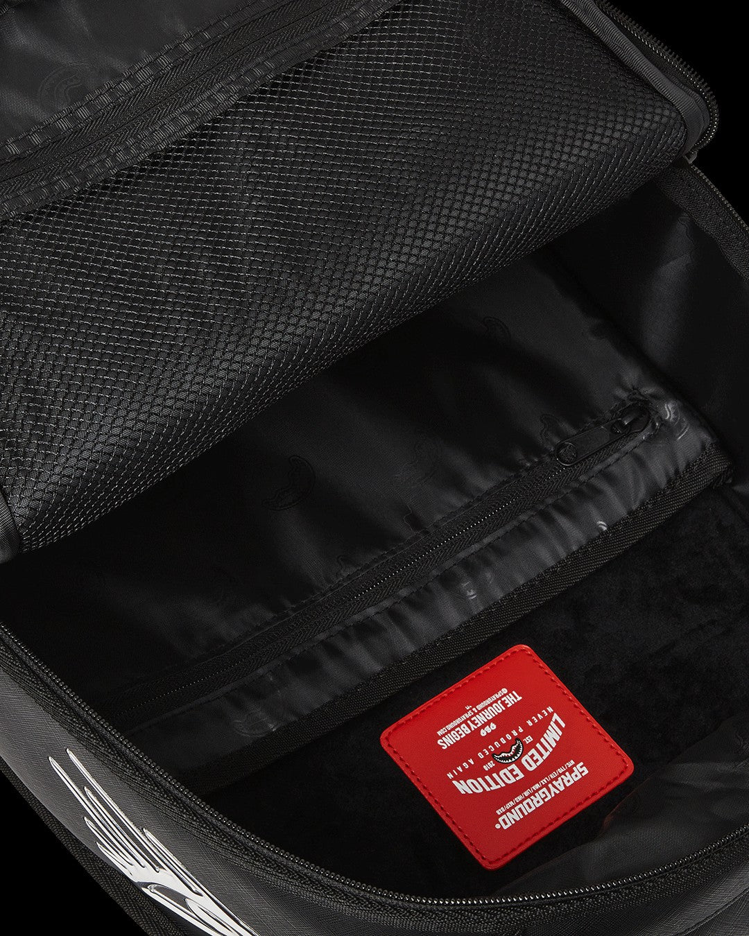 METALLIC TO THE TOUCH EXTRA DRIP BACKPACK
