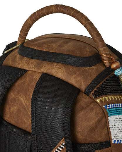 THE MET KUBA KINGDOM HEADDRESS BACKPACK