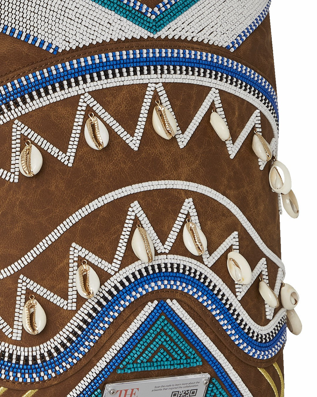 THE MET KUBA KINGDOM HEADDRESS BACKPACK