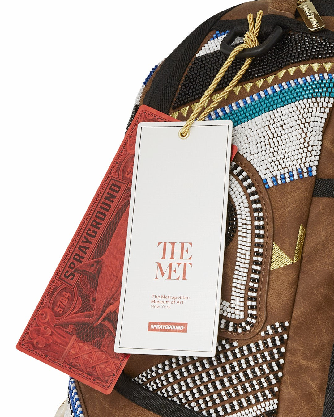 THE MET KUBA KINGDOM HEADDRESS BACKPACK