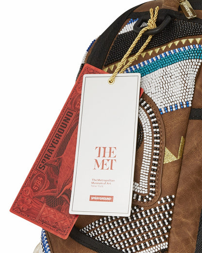 THE MET KUBA KINGDOM HEADDRESS BACKPACK