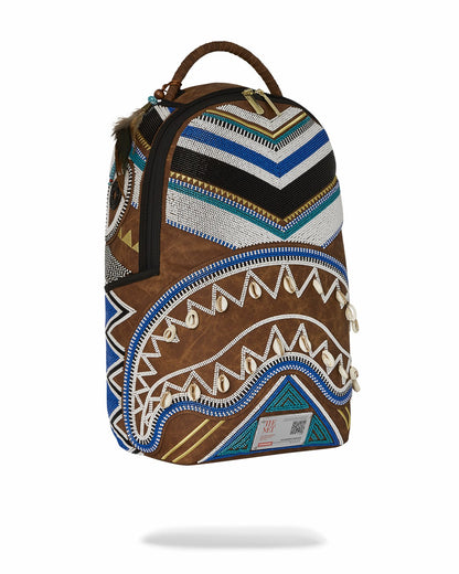 THE MET KUBA KINGDOM HEADDRESS BACKPACK