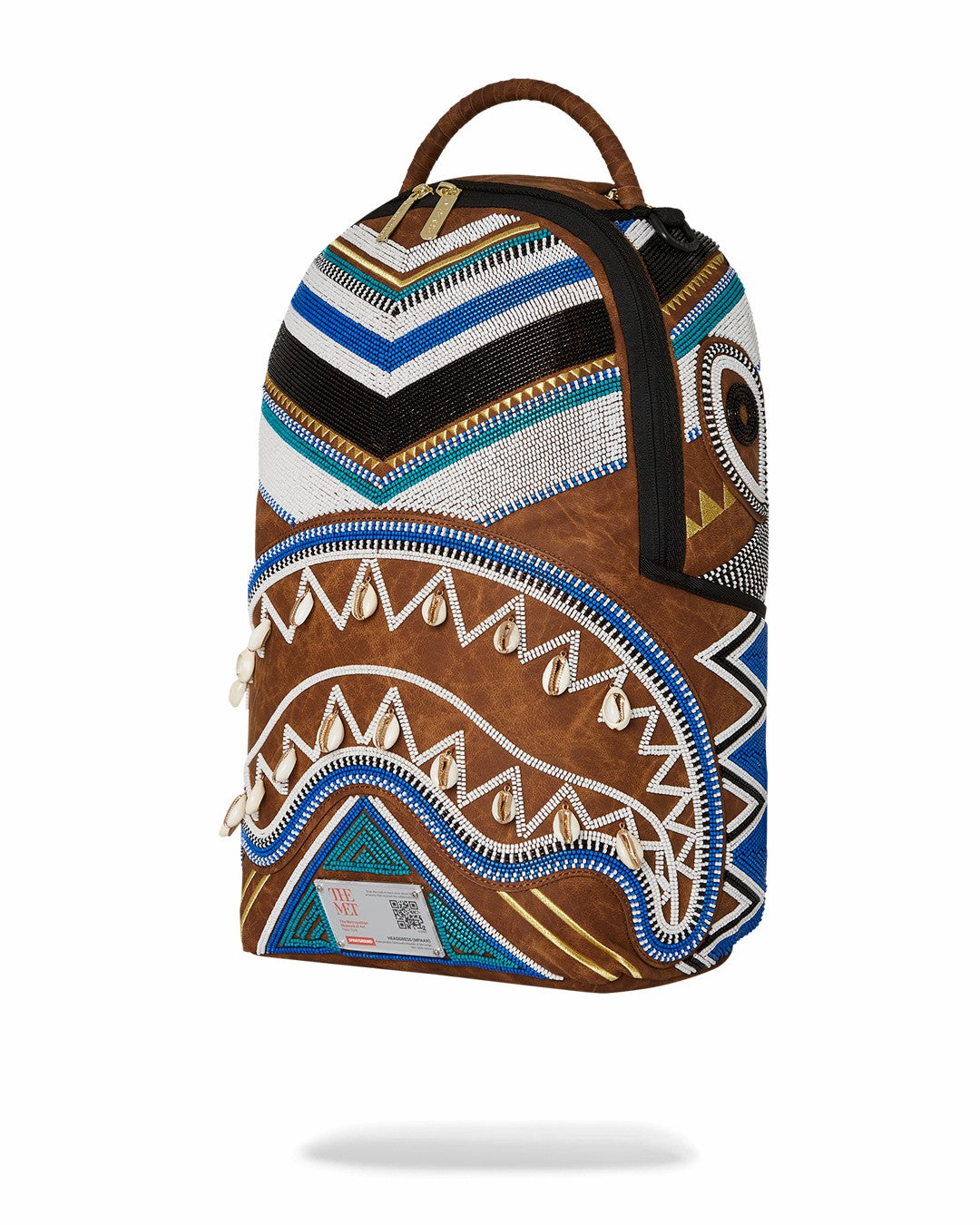 THE MET KUBA KINGDOM HEADDRESS BACKPACK