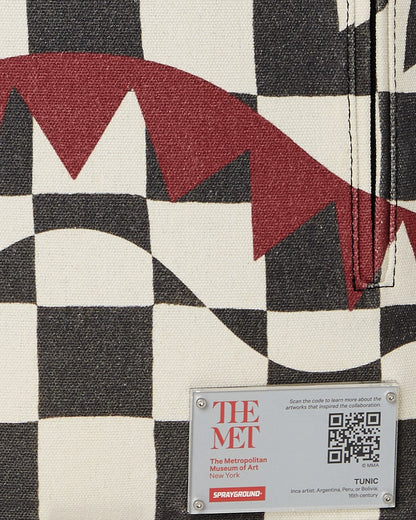 THE MET INCA CHECKERBOARD BACKPACK