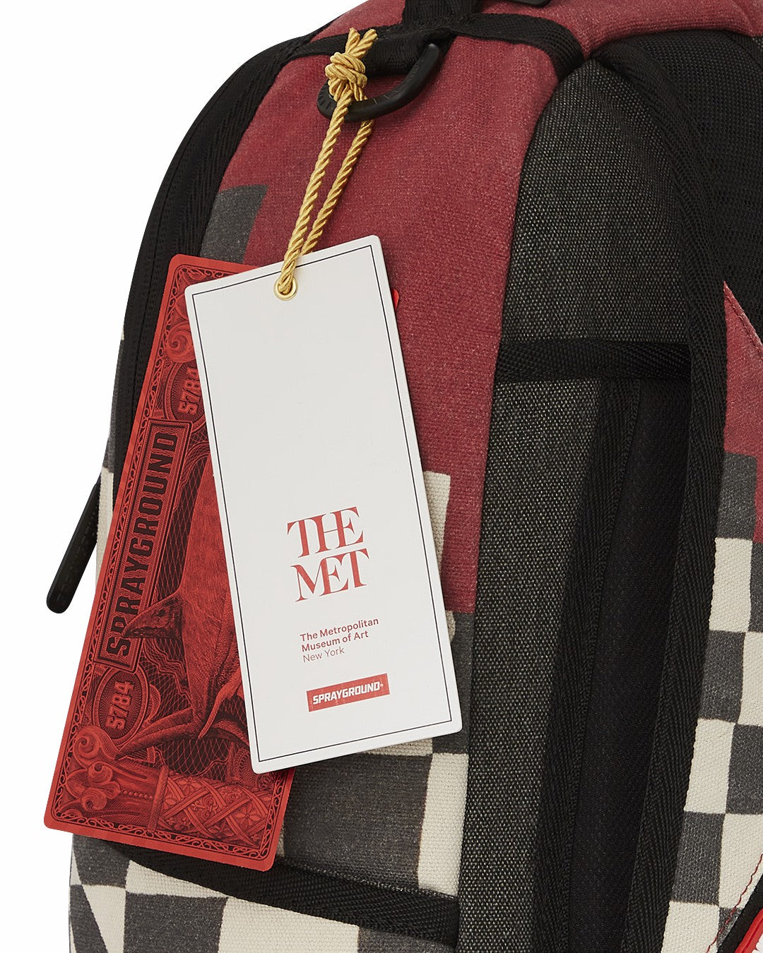 THE MET INCA CHECKERBOARD BACKPACK