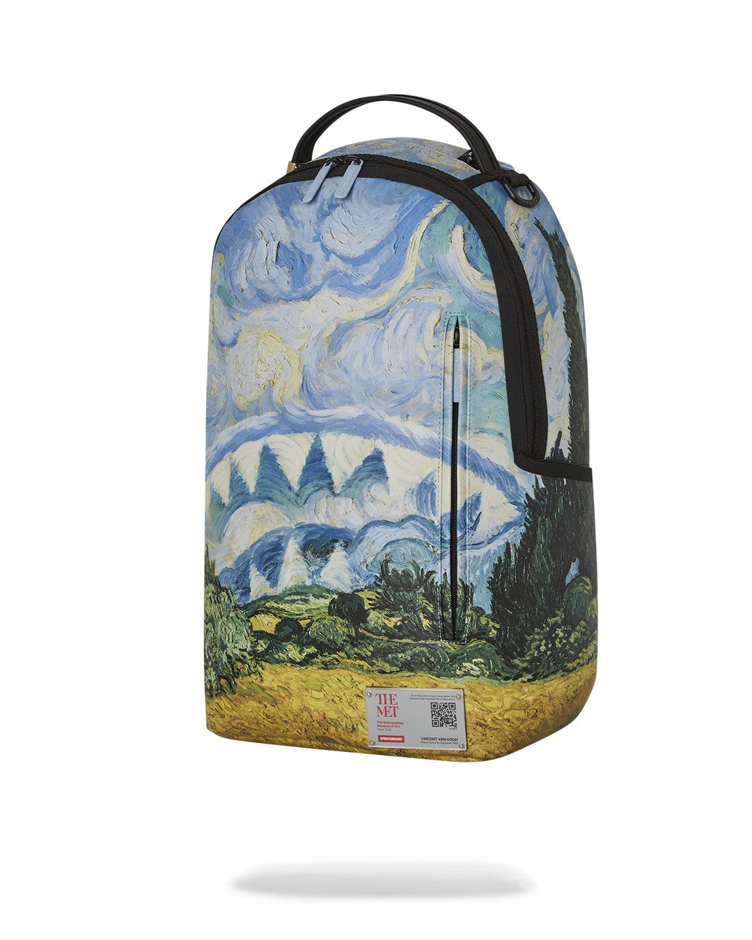 THE MET VAN GOGH WHEAT FIELD WITH CYPRESSES BACKPACK
